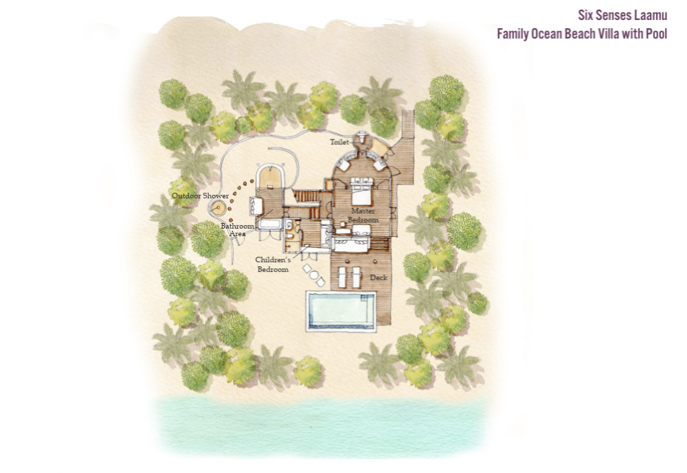 Family Ocean Beach Villa with Pool, Six Senses Laamu 5*