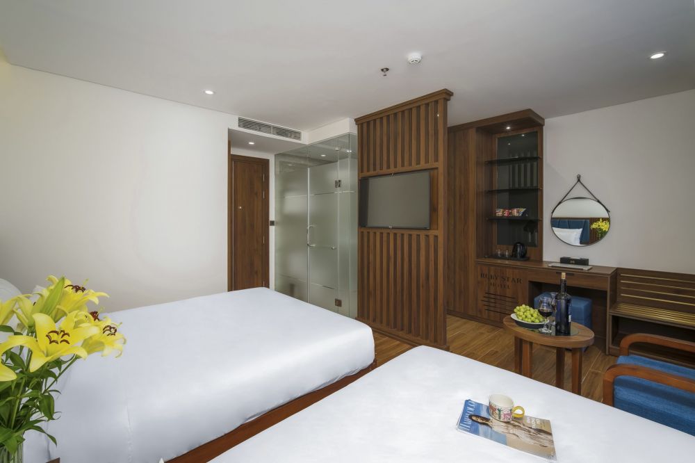 Deluxe Triple City View, Ruby Star Da Nang Hotel 3*