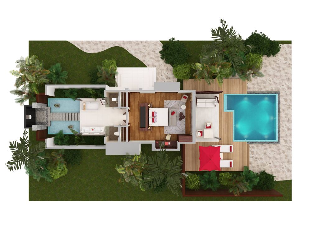 Beach Pool Villa, Niyama Private Island Maldives 5*