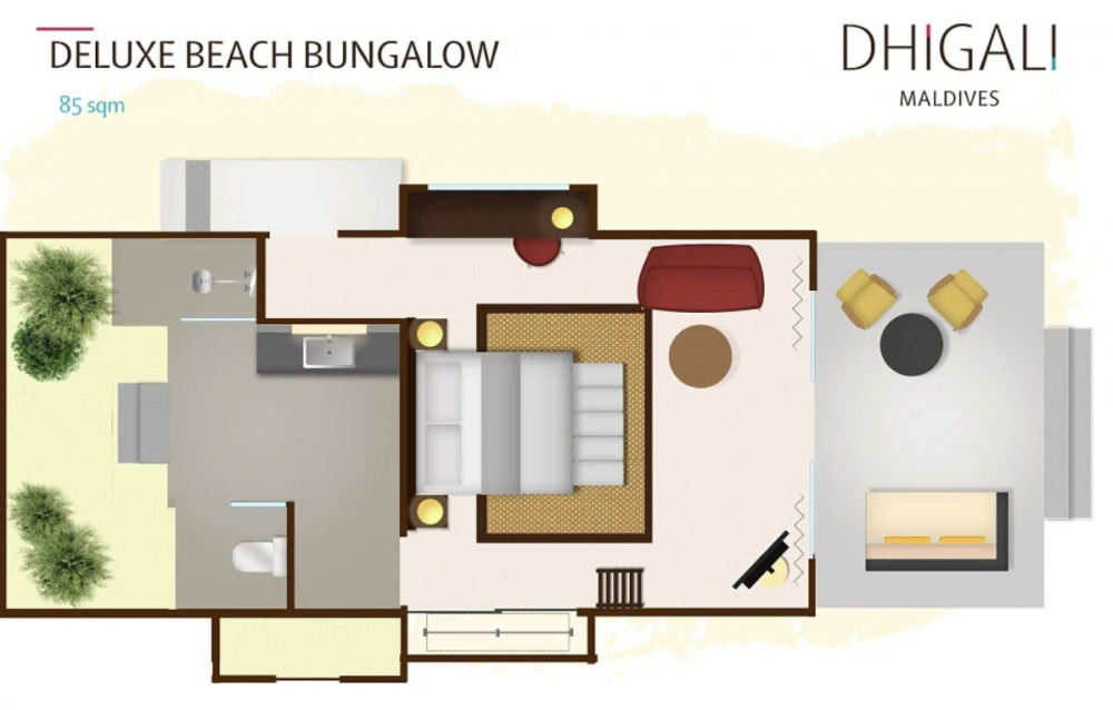 Deluxe Beach Bungalow, Niva Dhigali Maldives (ex. Dhigali Maldives) 5*
