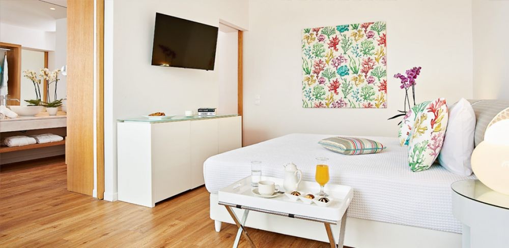 Junior Suite Side Sea View Open Plan Bath, Domes Noruz Kassandra (ex. Grecotel Margo Bay) 4*