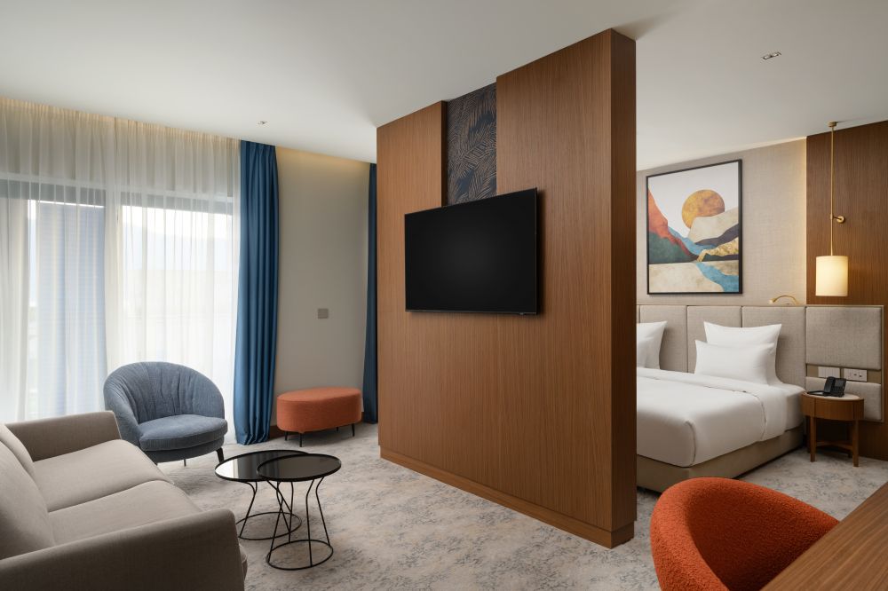 Deluxe Room Sea View with one double bed and one sofa bed, Mövenpick Hotel & Residences Teuta Kotor Bay 5*