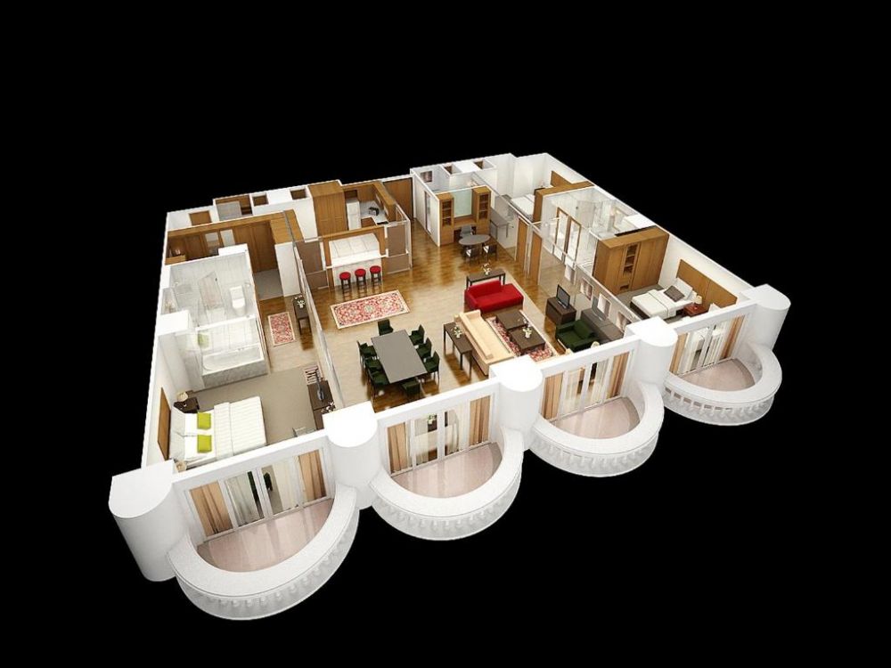 Hangover Suite Three Bedroom with Lounge Access, Tower Club At Lebua 5*