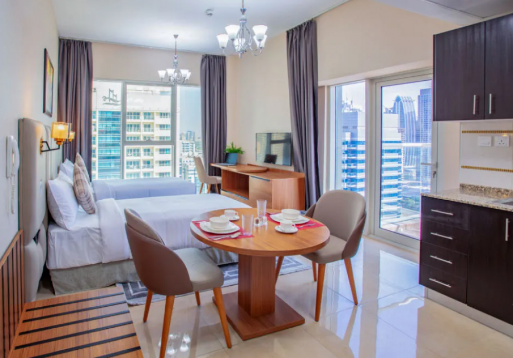 Premium Studio With Marina View, Regency Luxury Suites Dubai Marina (ex. Royal Regency Suite Dubai Marina) 