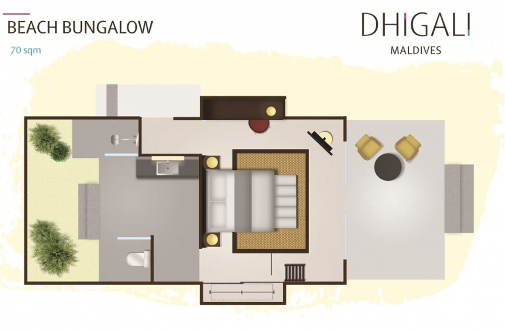 Beach Bungalow, Niva Dhigali Maldives (ex. Dhigali Maldives) 5*
