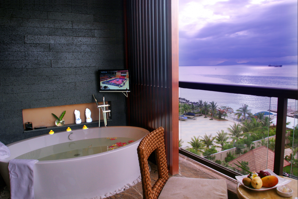 180° Ocean view Twin Room, Sanya Marina Sea View Hotel (ex.Marina Spa Hotel Sanya) 4*
