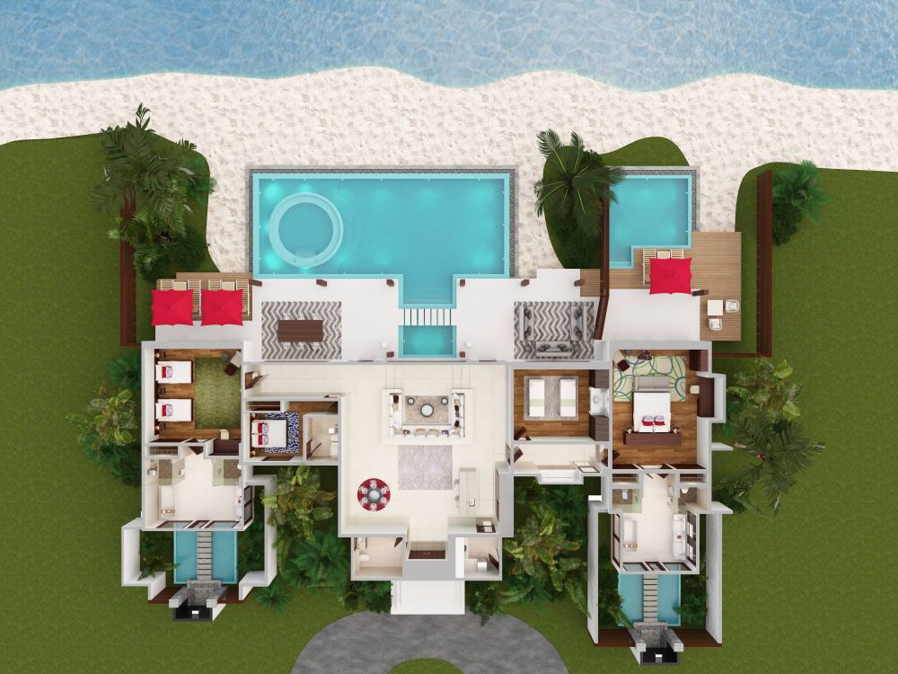 Three-Bedroom Beach Pool Pavilion, Niyama Private Island Maldives 5*