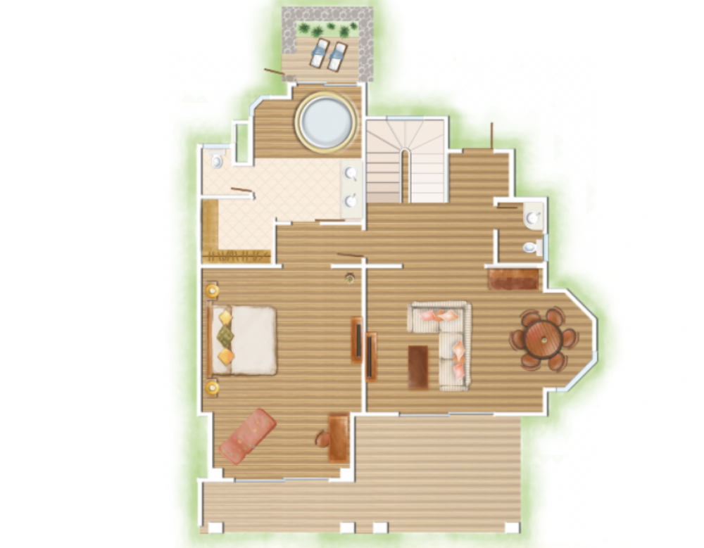 2-Bedroom Family Suite, Shandrani Beachcomber Resort & SPA 5*