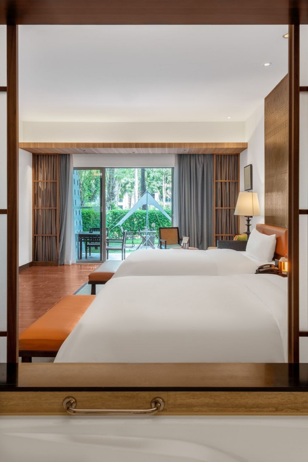 Garden Twin Room (ex.Small Сourtyard Сamping Twin Room), Le Meridien Shimei Bay Beach Resort & Spa 5*