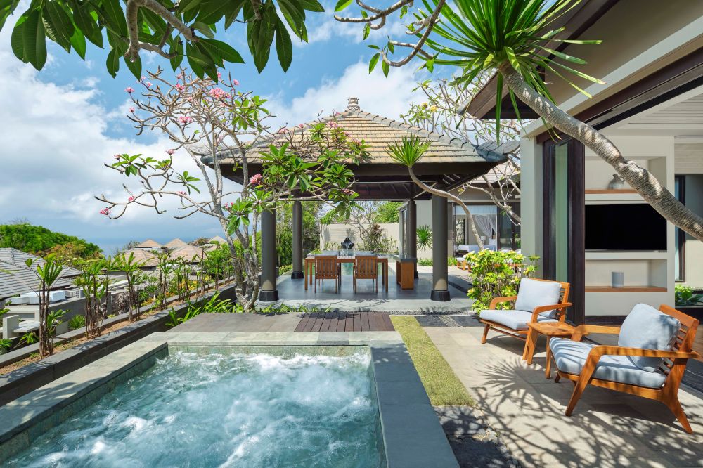 Two Bedroom Partial Ocean View Villa, Umana Bali, LXR Hotels & Resorts 5*