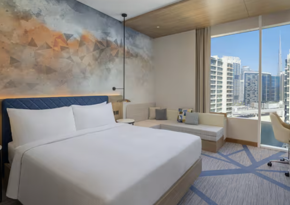 King Room With Sofa Bed, Hilton Garden Inn Dubai Business Bay 4*