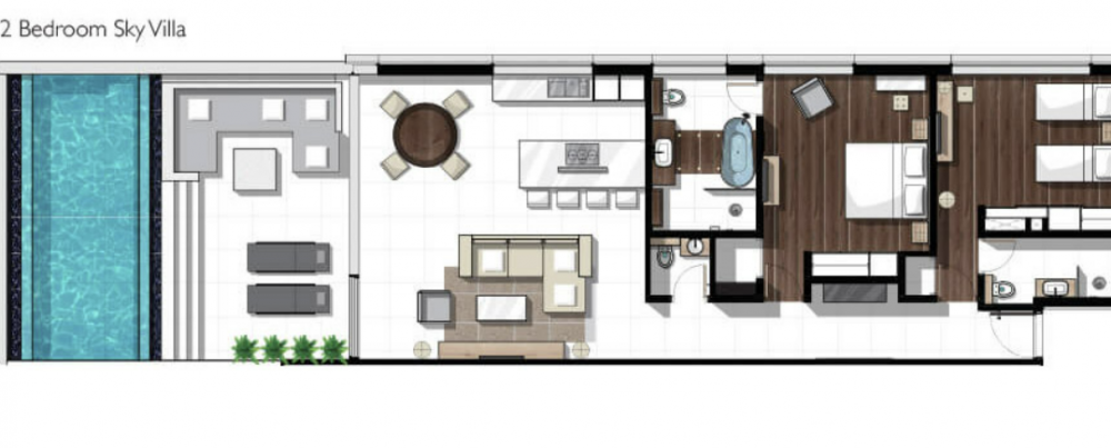 Two-Bedroom Sky Pool Villa, Kata Rocks By Infinite Luxury 5*
