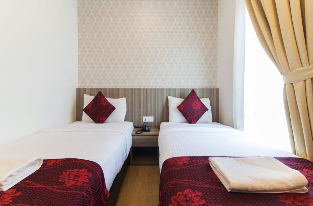 Standard Twin Non Window Room, Signature International Hotel China Town 3*