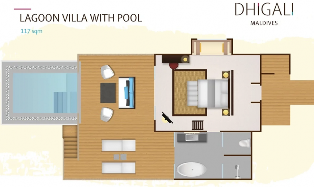 Lagoon Villa with Pool, Niva Dhigali Maldives (ex. Dhigali Maldives) 5*