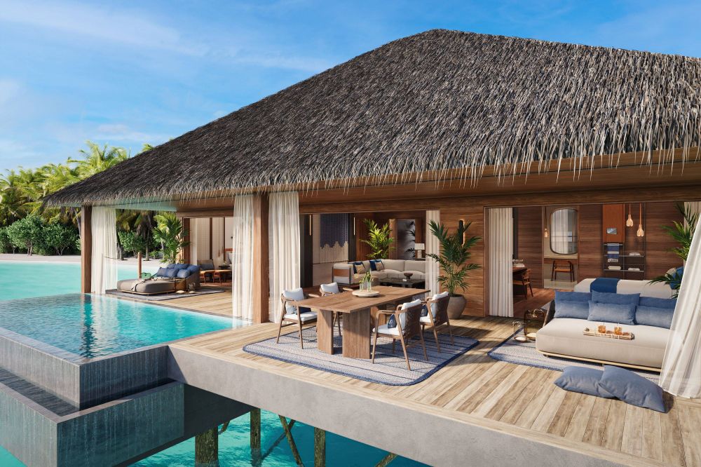 2 Bedroom Overwater Villa with Private Pool, V Villas Maldives At Mirihi (ex. Mirihi Island Resort) 5*