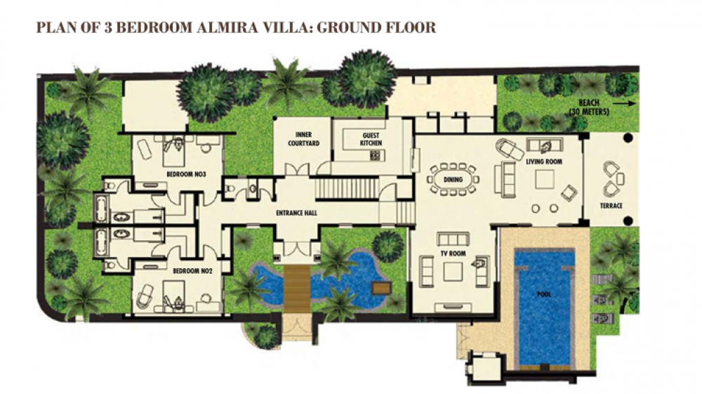 Almira 3 Bedroom Villa, Sankhara Luxury Private Beach Villas 5*