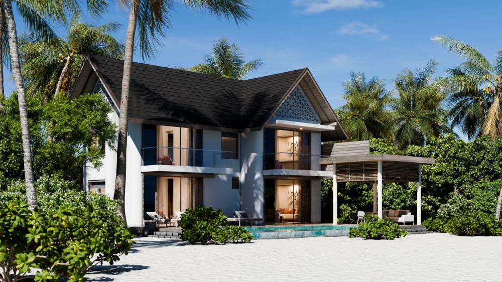 Three Bedroom Beach Pool Suite, Meyyafushi Maldives 5*
