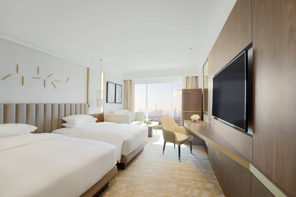 Resort Downtown View Room with 2 hours Free Dinner and Drinks and Unlimited Waterpark Access, Grand Hyatt Dubai Resort and Waterpark 5*
