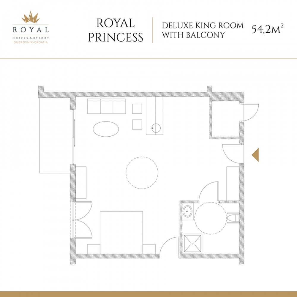 Deluxe King Room/ King Room SV, Hotel Royal Princess 5*