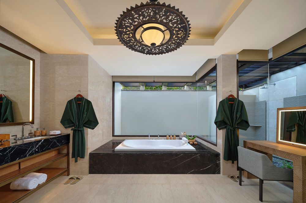 Two Bedroom Partial Ocean View Villa, Umana Bali, LXR Hotels & Resorts 5*
