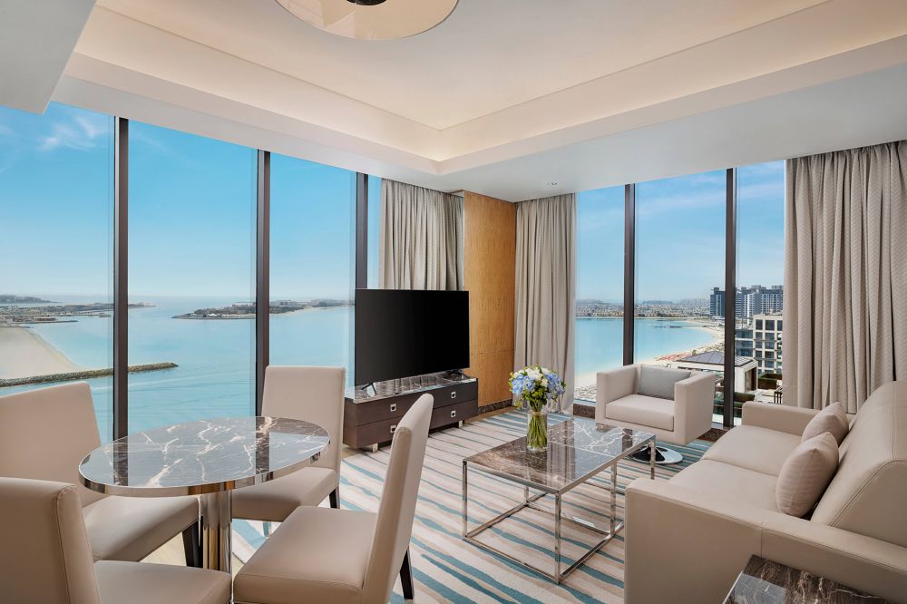 1 Bedroom King Suite with Sea View, Hilton Dubai Palm Jumeirah 5*