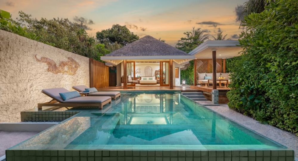 Beach Pool Villa/Sunset Beach Pool Villa, Anantara Kihavah Villas 5*
