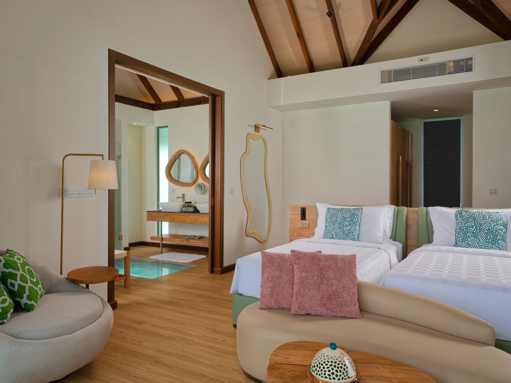Two Bedroom Water Pool Villa with Slide, Meyyafushi Maldives 5*