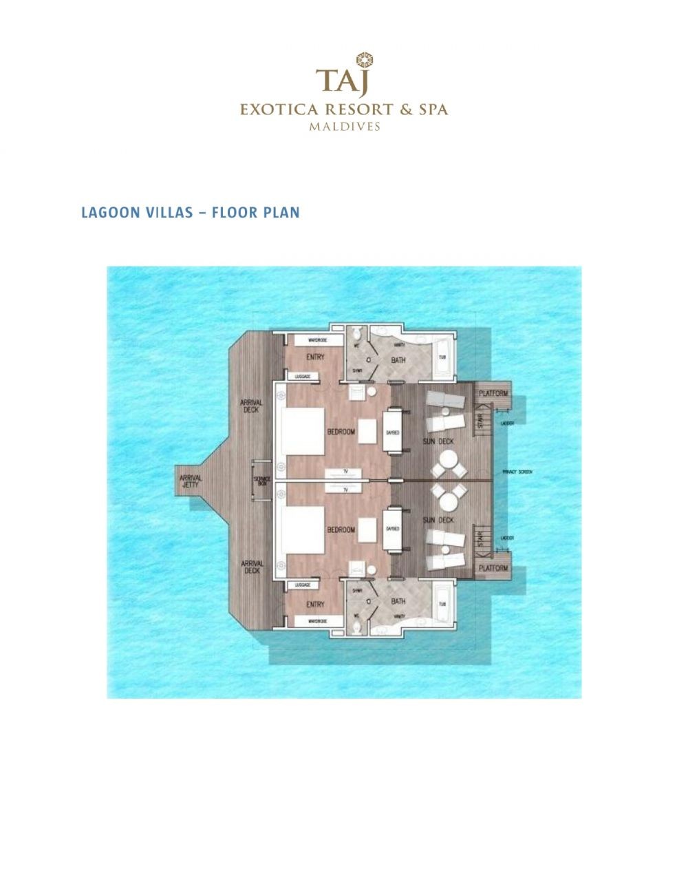 Sunrise Overwater Villa, Taj Exotica Resort & Spa 5*