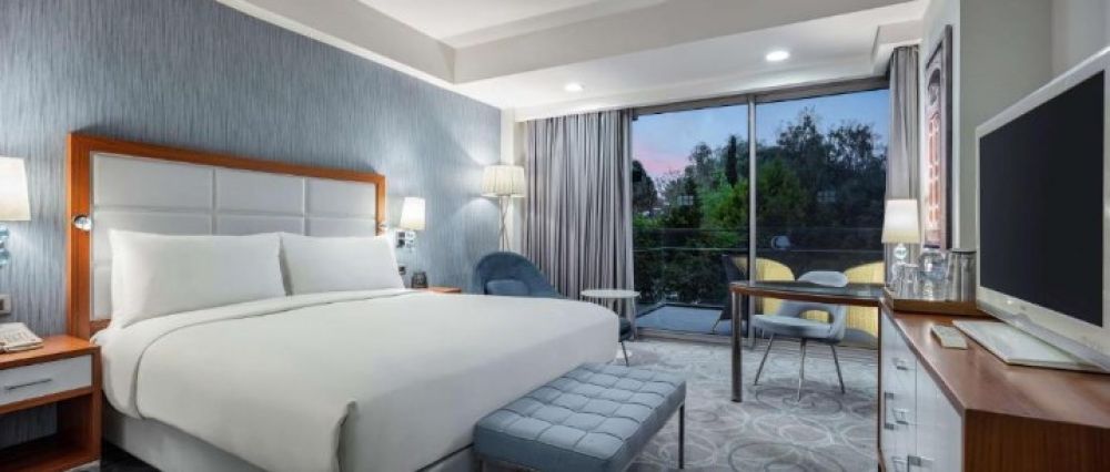 Hilton Guest Room Land View French & Twin Bed, Double Tree Hilton Kusadasi 