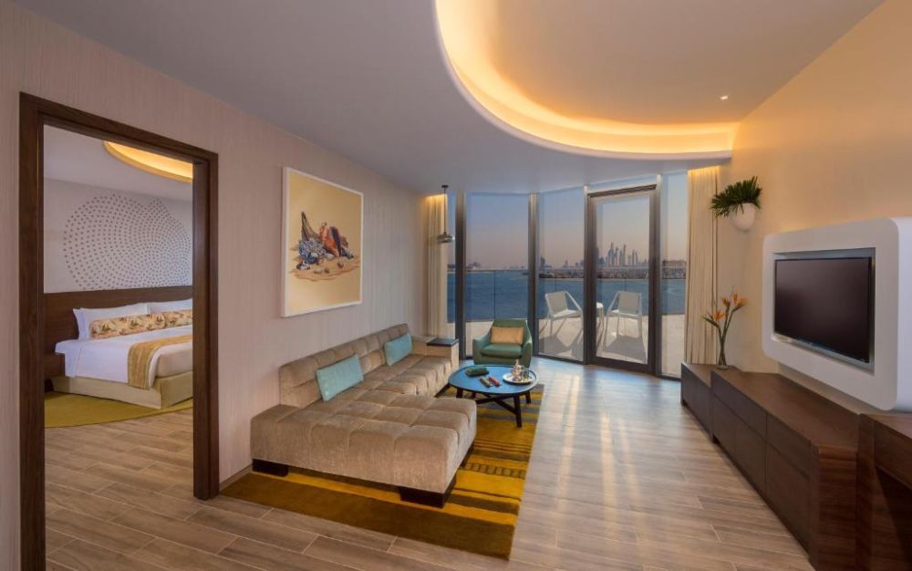 Premium Suite One Bedroom with Balcony, Palm Sea View and Club Lounge Access, The Retreat Palm Dubai Mgallery By Sofitel 5*