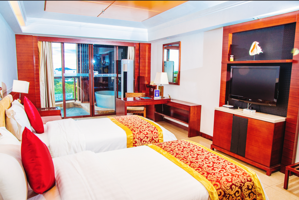 180° Ocean view Twin Room, Sanya Marina Sea View Hotel (ex.Marina Spa Hotel Sanya) 4*