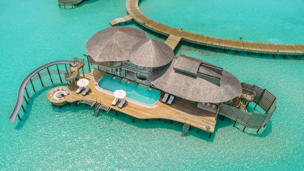 3 Bedroom Water Retreat with Slide, Soneva Jani 5*