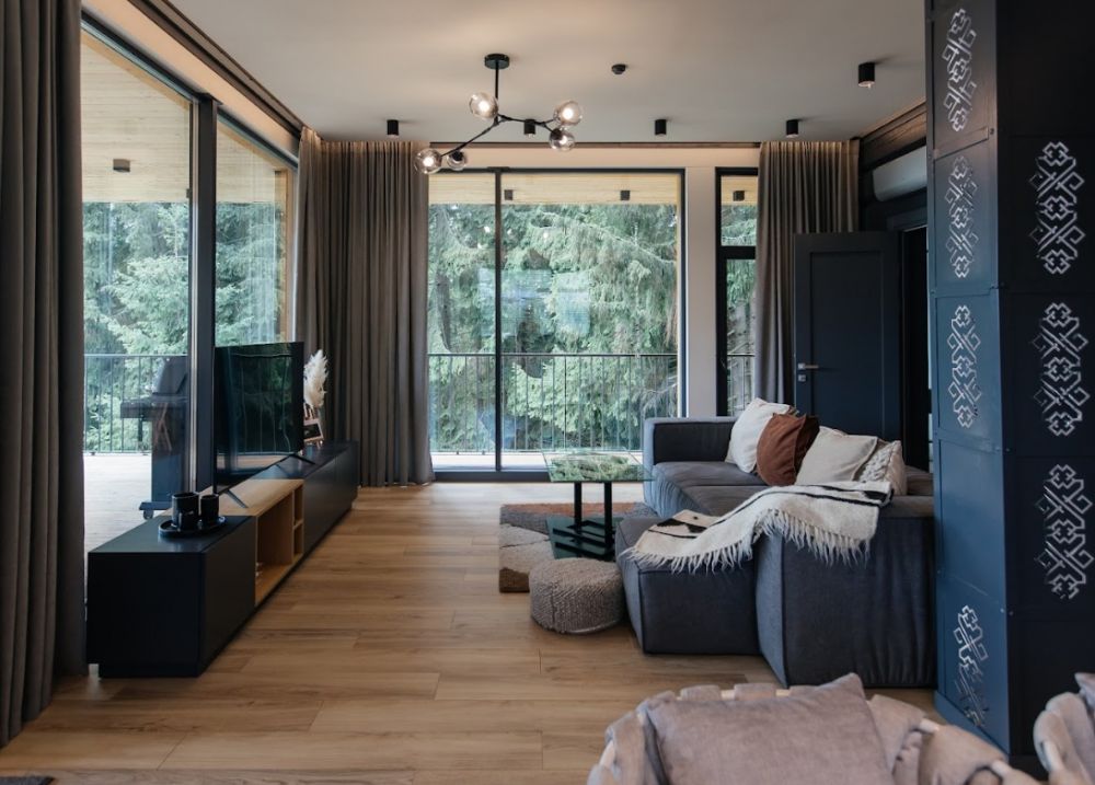 Коттедж 3 спальни с ванной и видом на Говерлу, Skogur Home&Resort 4*