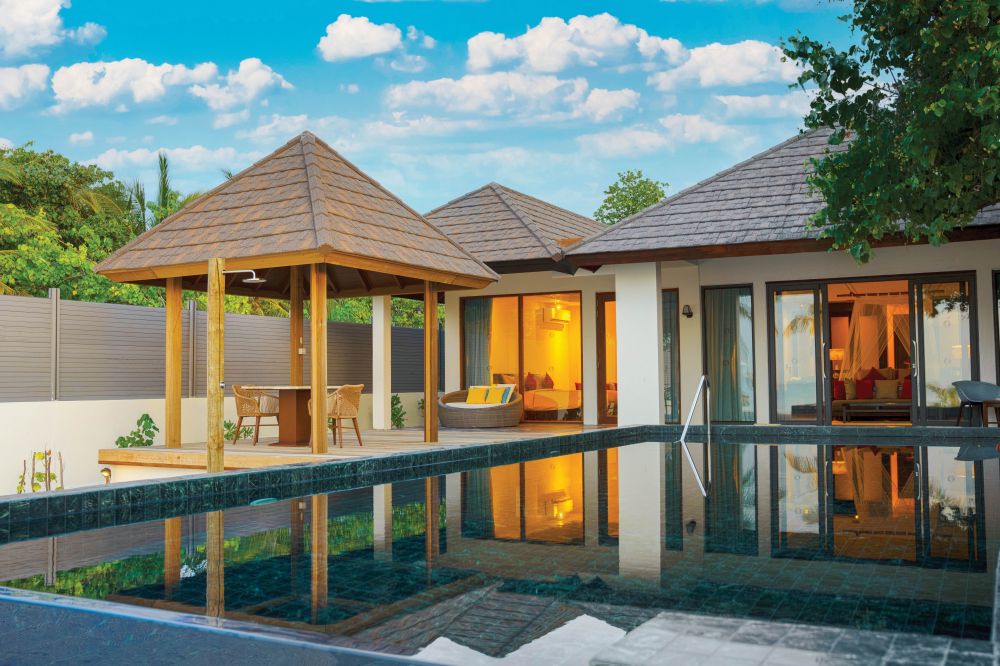 2 Bedroom Sunset Family Beach Villa with Pool, Atmosphere Kanifushi 5*