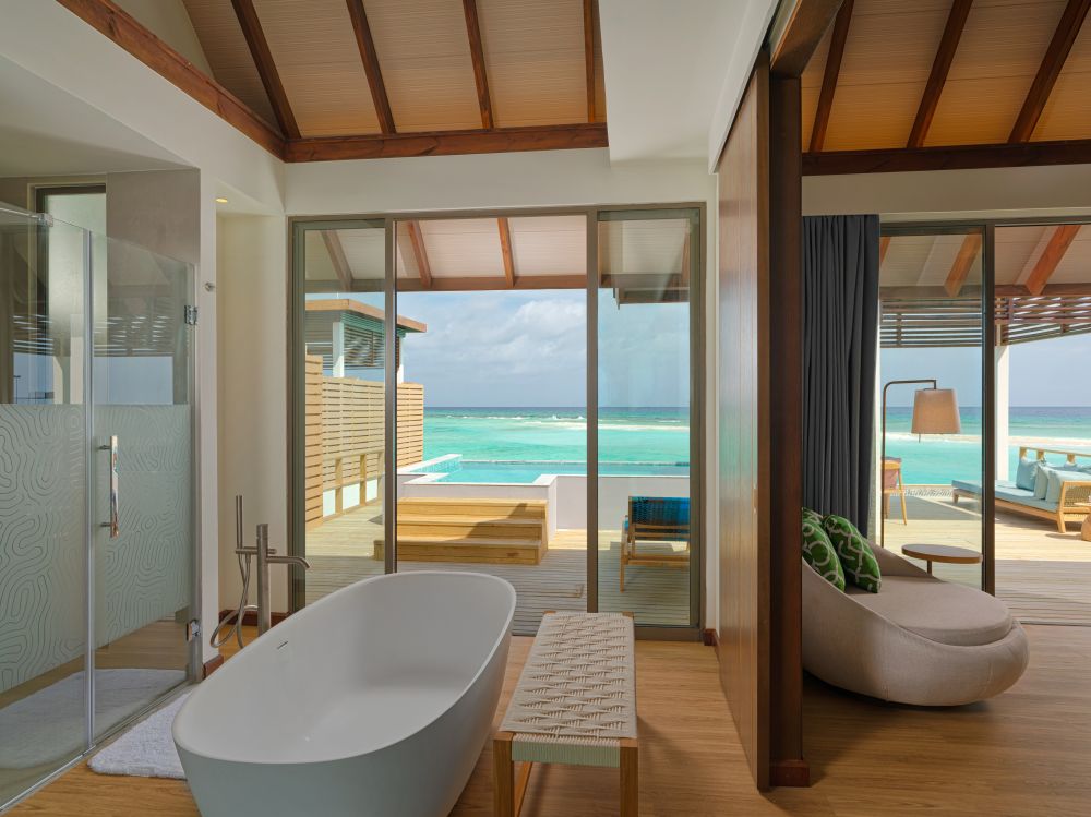 Two Bedroom Water Pool Villa with Slide, Meyyafushi Maldives 5*