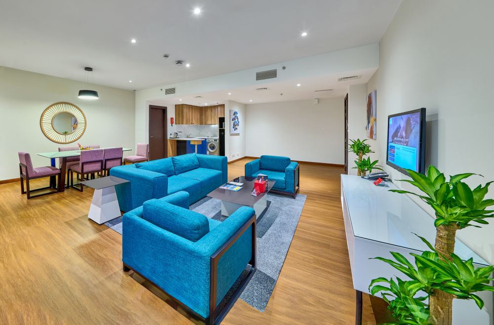 Two-bedroom Suite Balcony City View, Ramada Hotel & Suites By Wyndham Jbr (ex. Hawthorn Suites) 4*