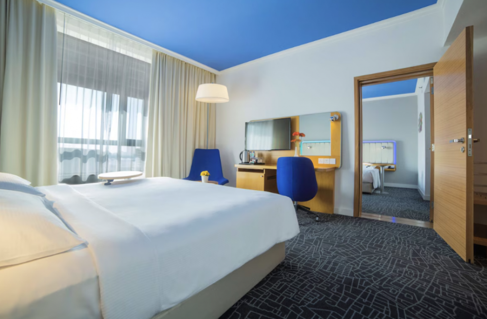 Family Room Plaza View/ Family Room Sea View Balcony, Yas Plaza Bay by IHG (ex. Park Inn by Radisson Abu Dhabi Yas Island) 4*