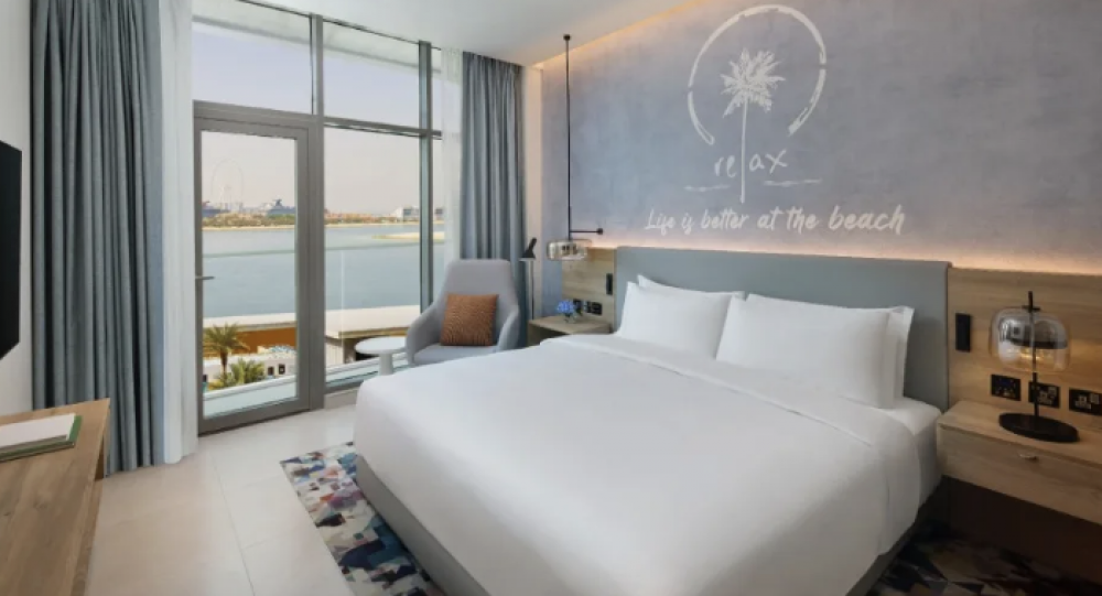 Two Bedroom Family Sea View Suite with Balcony, NH Collection Dubai The Palm 4*