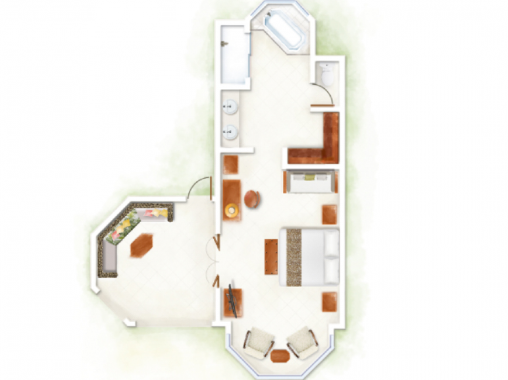 Junior Suite/ Junior Suite Beach, Dinarobin Beachcomber Golf Resort & Spa 5*