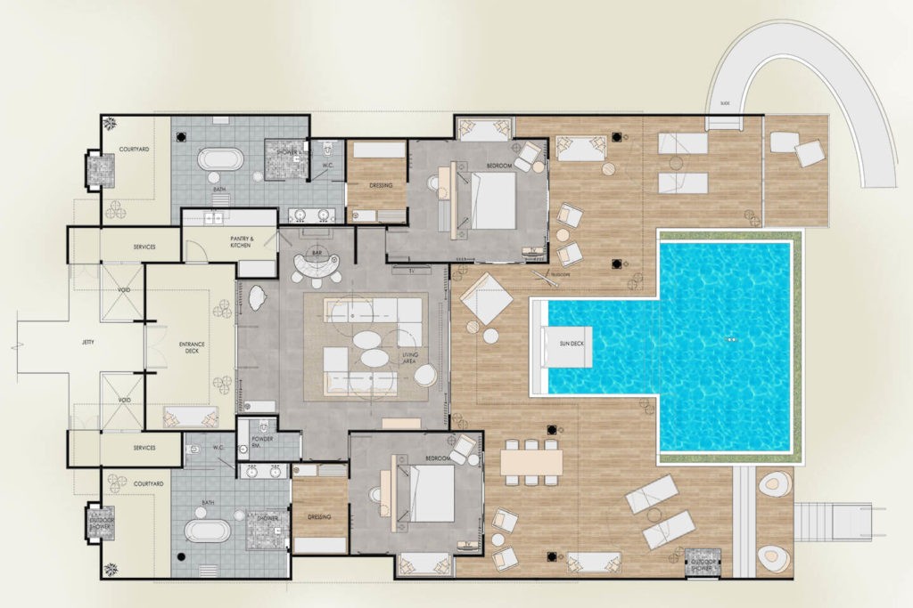 2 Bedroom Rockstar Villa, Finolhu, a Seaside Collection Resort (ex. Seaside Finolhu Maldives) 5*