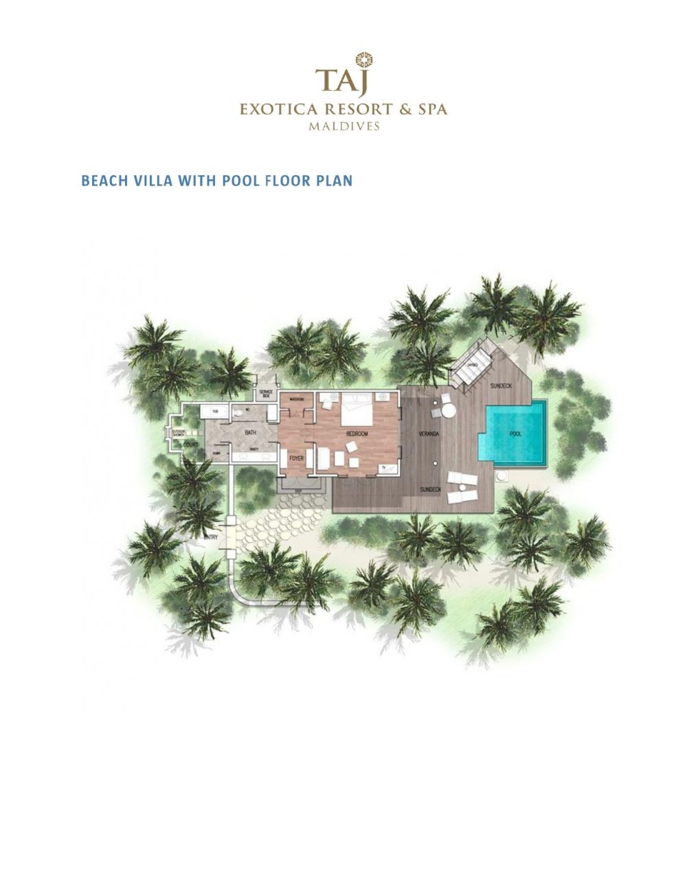 Sunset Beach Villa with Pool, Taj Exotica Resort & Spa 5*