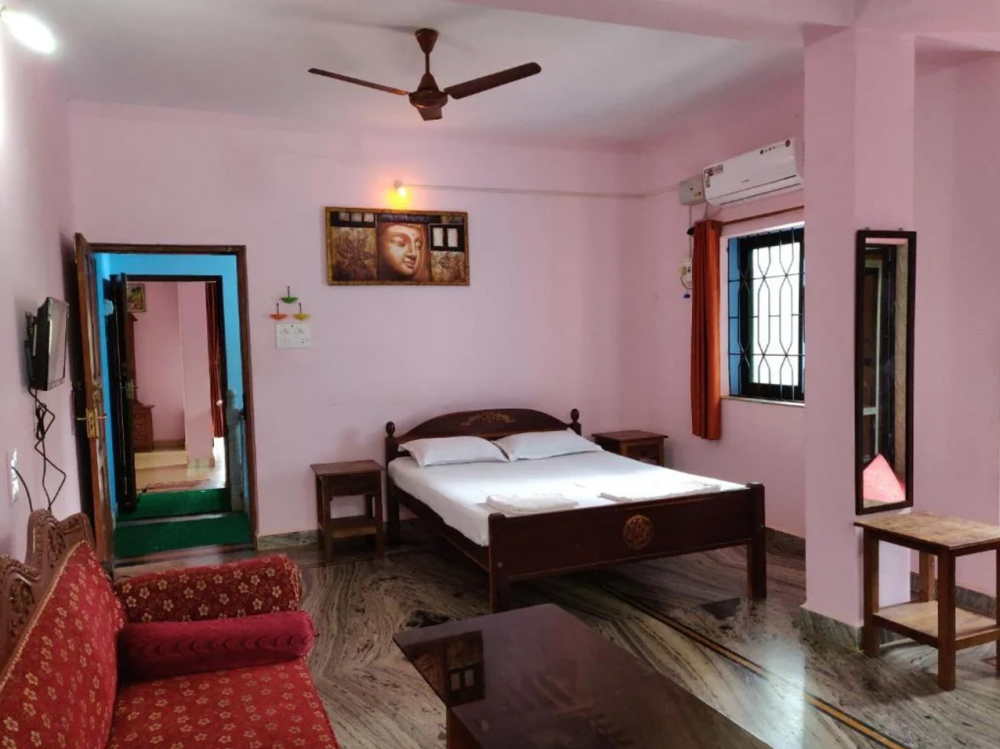 1 Bed Room Apt. AC with Kitchen, Morjim Sunset 3*