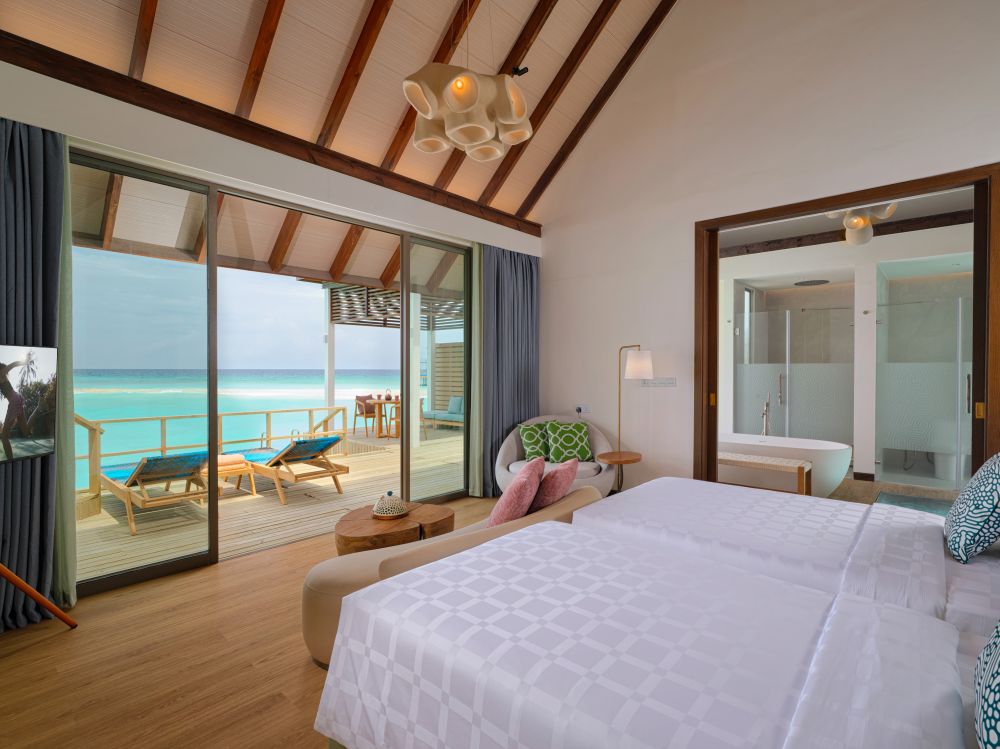Two Bedroom Water Pool Villa with Slide, Meyyafushi Maldives 5*