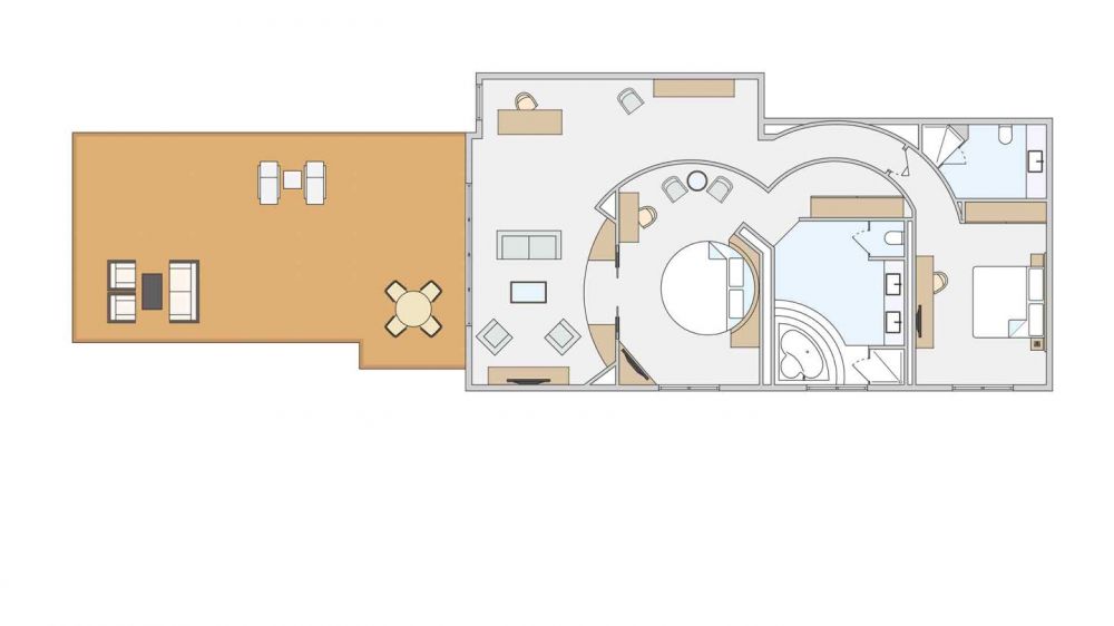 Suite Superior Sea Side, Robinson Nobilis 5*