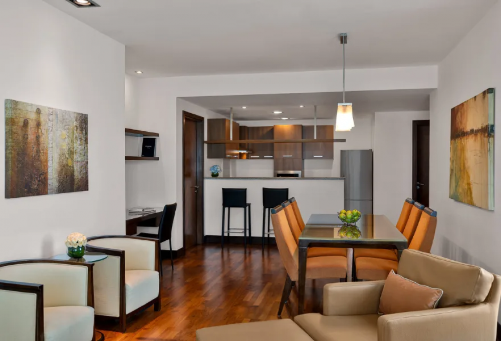 Premier Two Bedroom Sea View Apartment, La Suite Dubai Hotel & Apartments Operated by Minor Hotels ( ex. La Suite Dubai Hotel & Apartments, ex. Fraser Suites) 5*