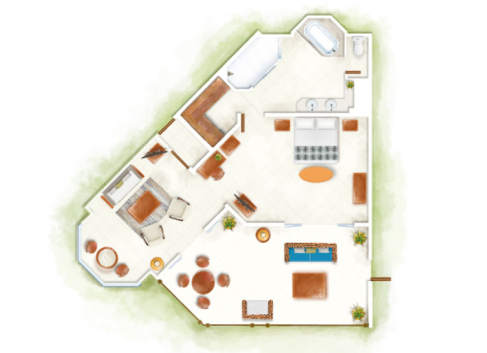 Senior Zen Suite Beachfront (adults only), Dinarobin Beachcomber Golf Resort & Spa 5*