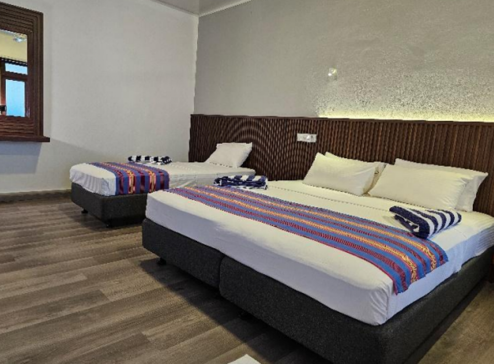 Deluxe Triple With Balcony, Garden Rooms by Lagoon View 4*