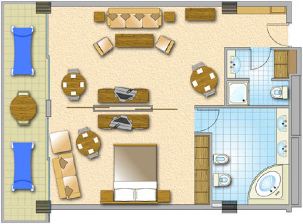 King Suite, Adams Beach Hotel 5*