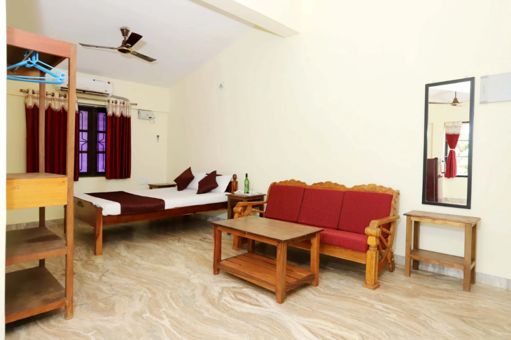 1 Bed Room Apt. AC with Kitchen, Morjim Sunset 3*