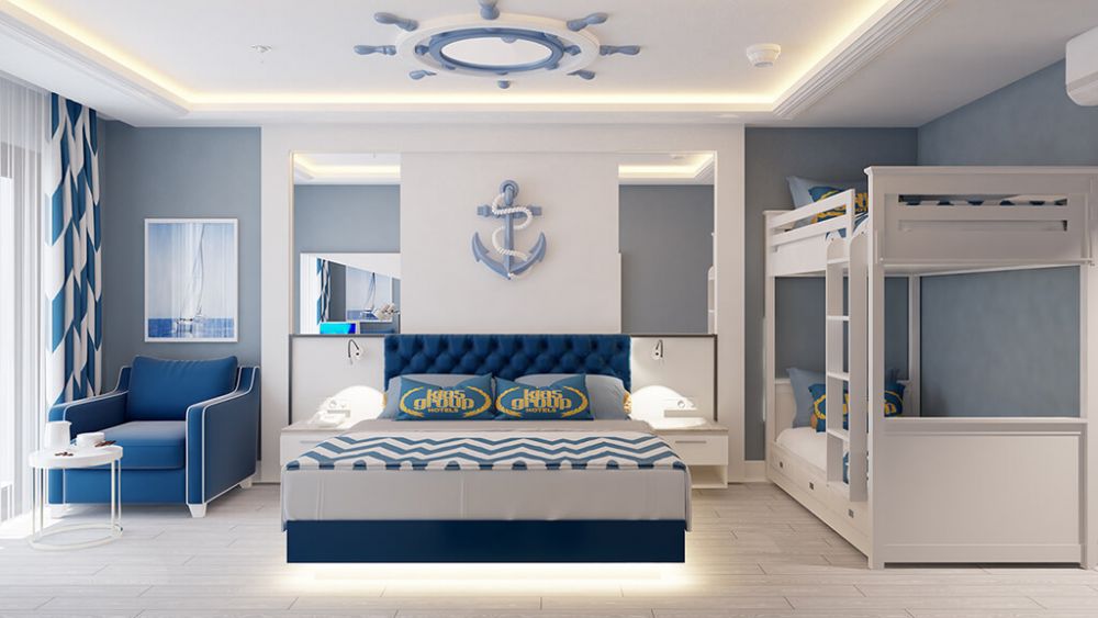 Bunk Bed Room, Marine Family Club Hotel 5*